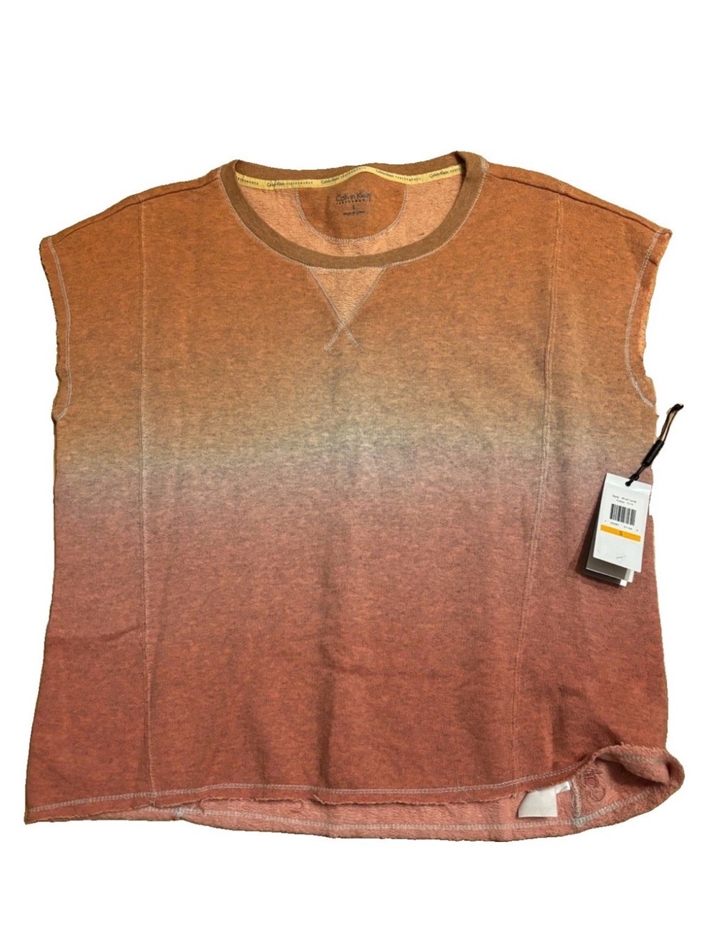 Calvin Klein Performance Women’s Sleeveless Ombré Shirt - Small